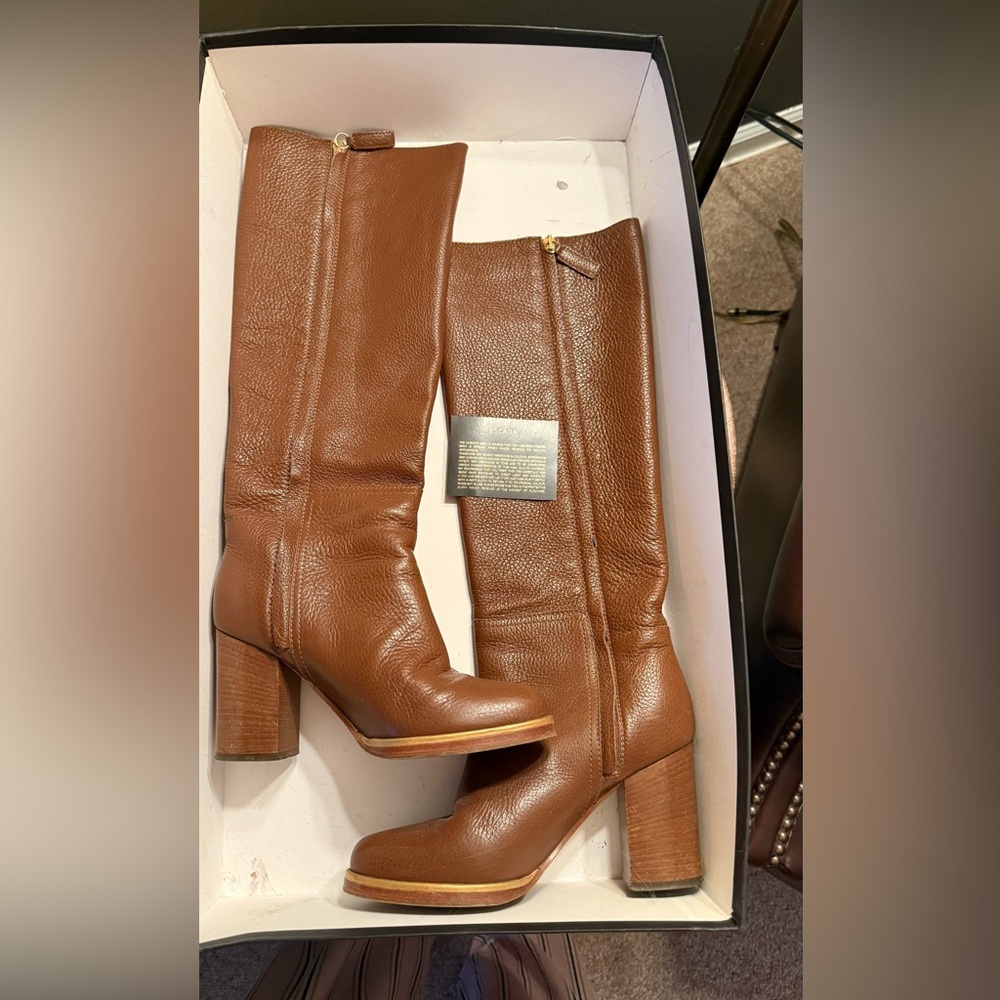 Escada Dark chocolate boots size EU 36 - Picture 2 of 6